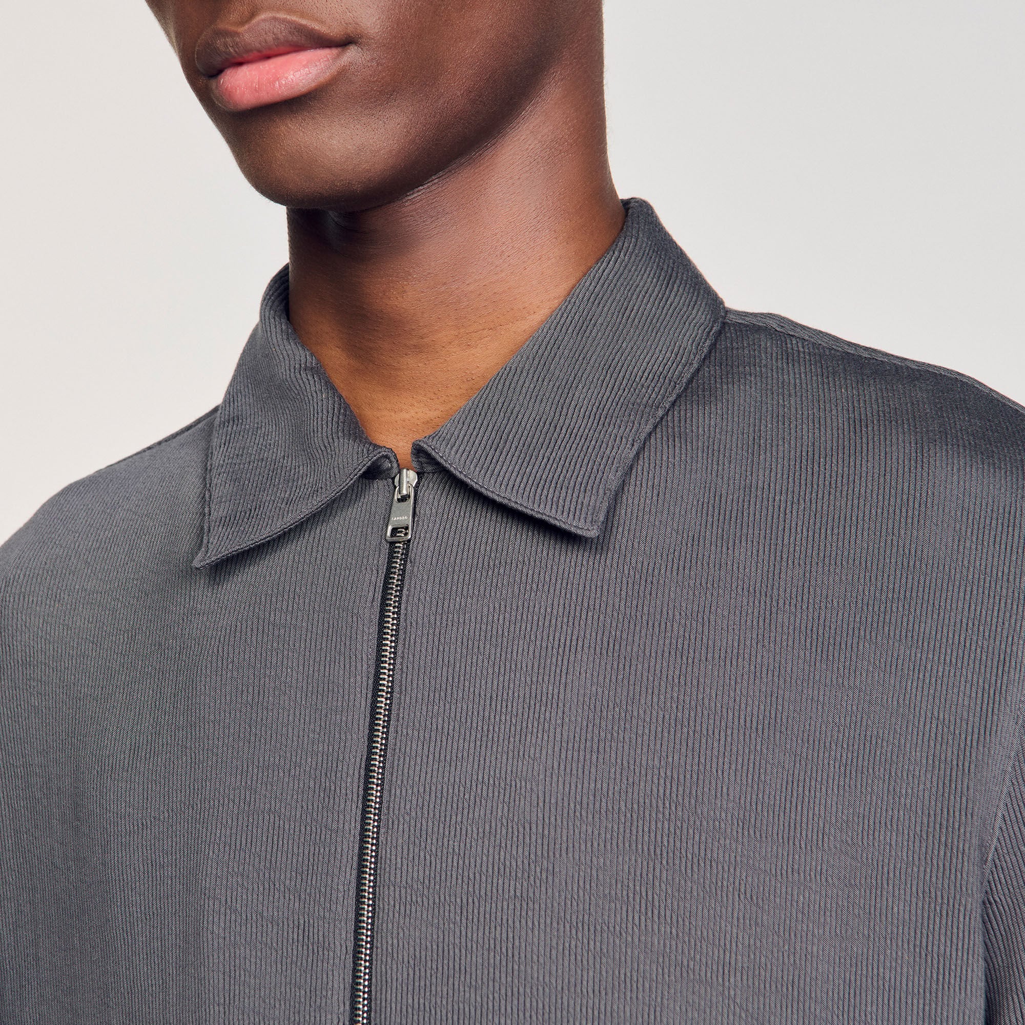 Sandro Men Pleated shirt