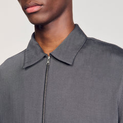 Sandro Men Pleated shirt