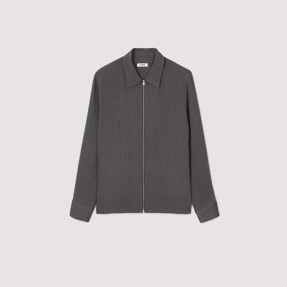 Sandro Men Pleated shirt