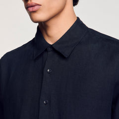 Sandro Men Linen shirt