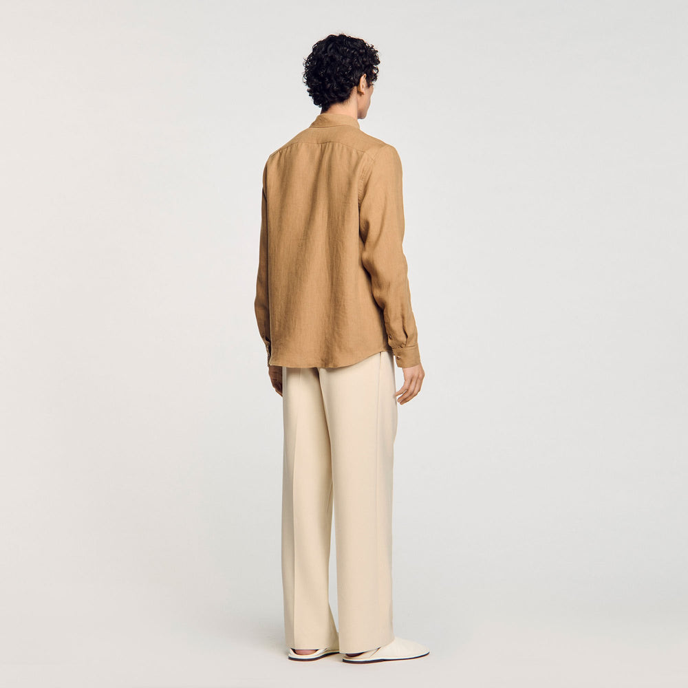 Sandro Men Linen shirt