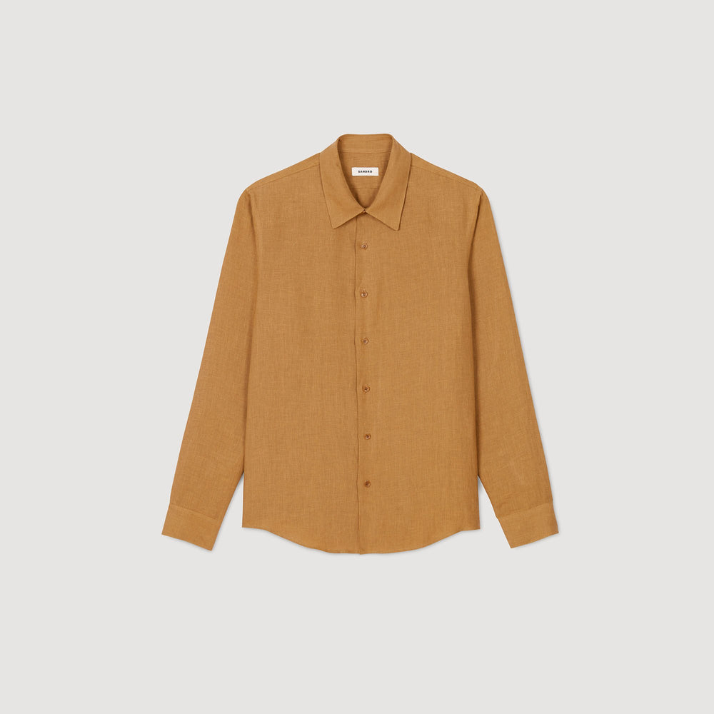 Sandro Men Linen shirt