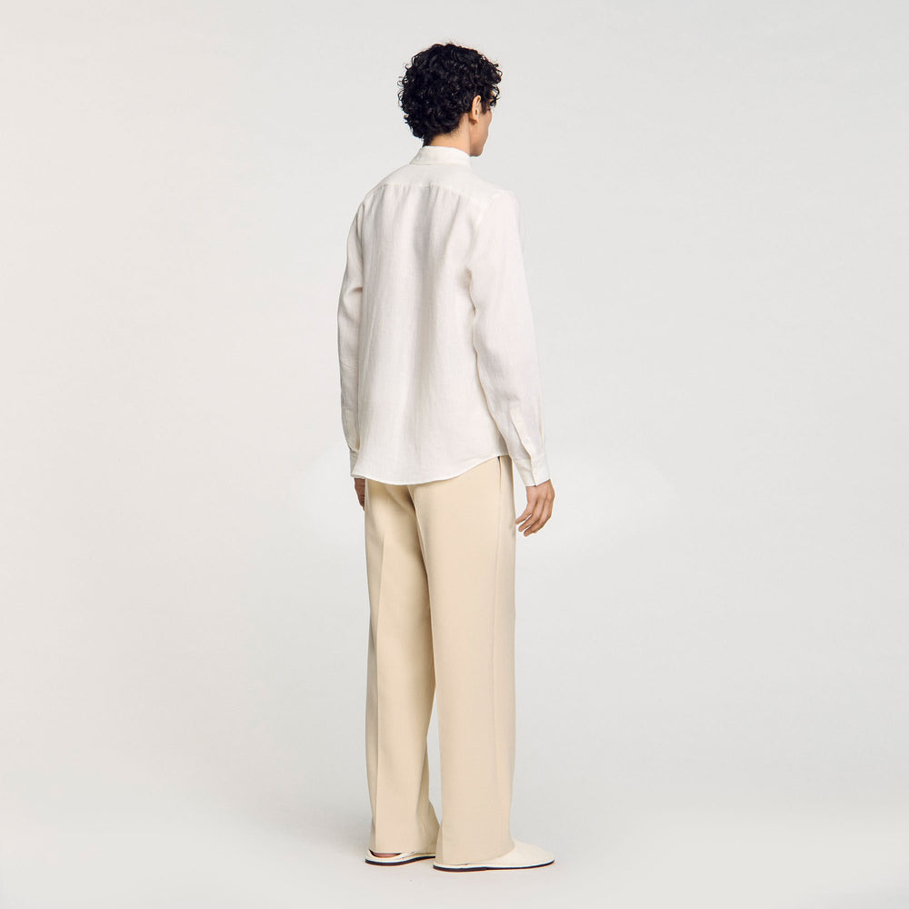 Sandro Men Linen shirt