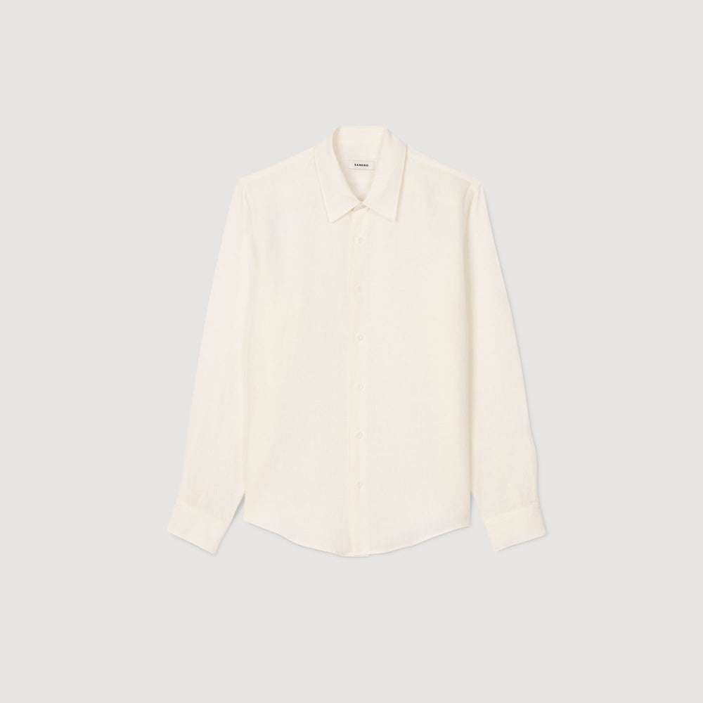Sandro Men Linen shirt