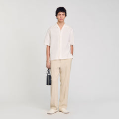 Sandro Men Cotton and linen shirt