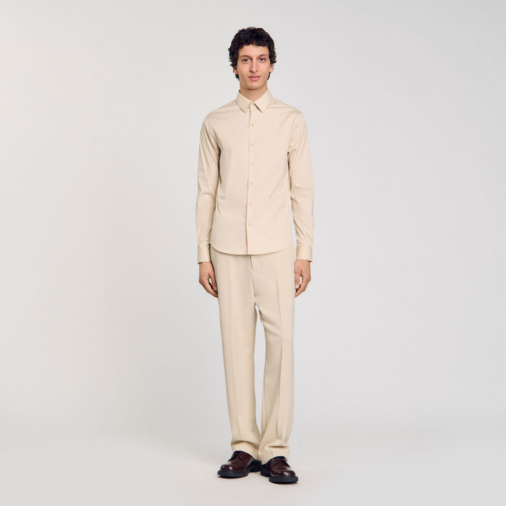 Sandro Men Plain shirt