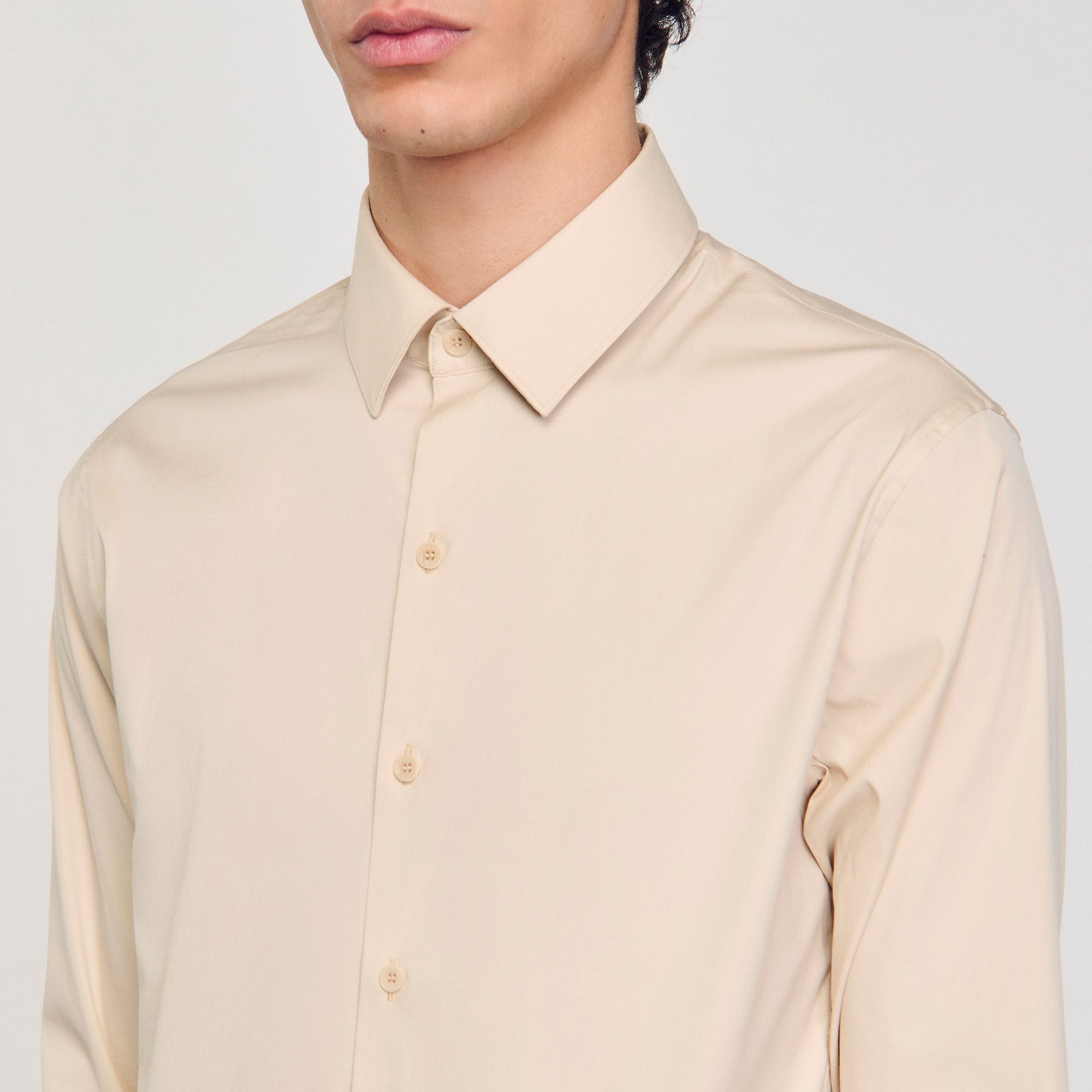 Sandro Men Plain shirt