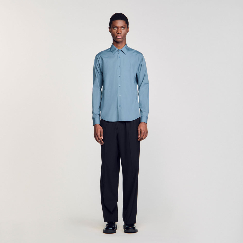 Sandro Men Plain shirt