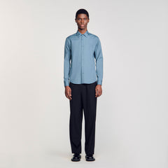 Sandro Men Plain shirt