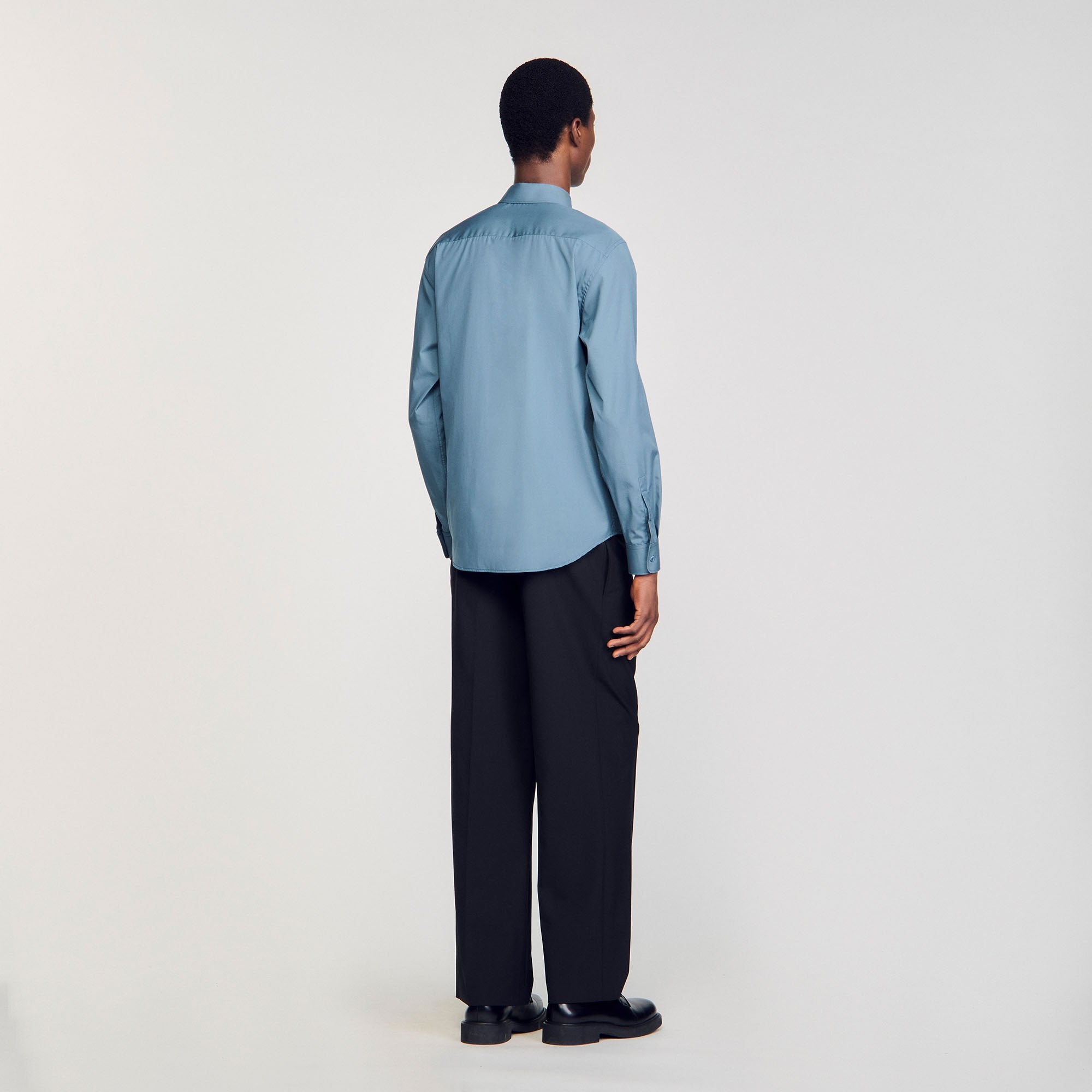 Sandro Men Plain shirt