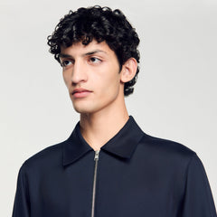 Sandro Men Zip-up shirt
