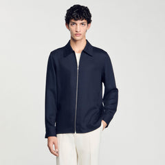 Sandro Men Zip-up shirt