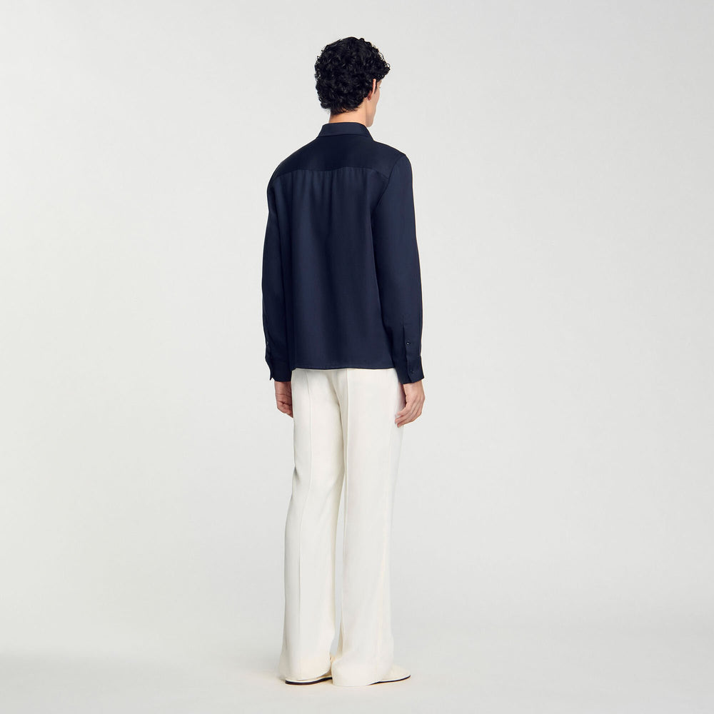 Sandro Men Zip-up shirt