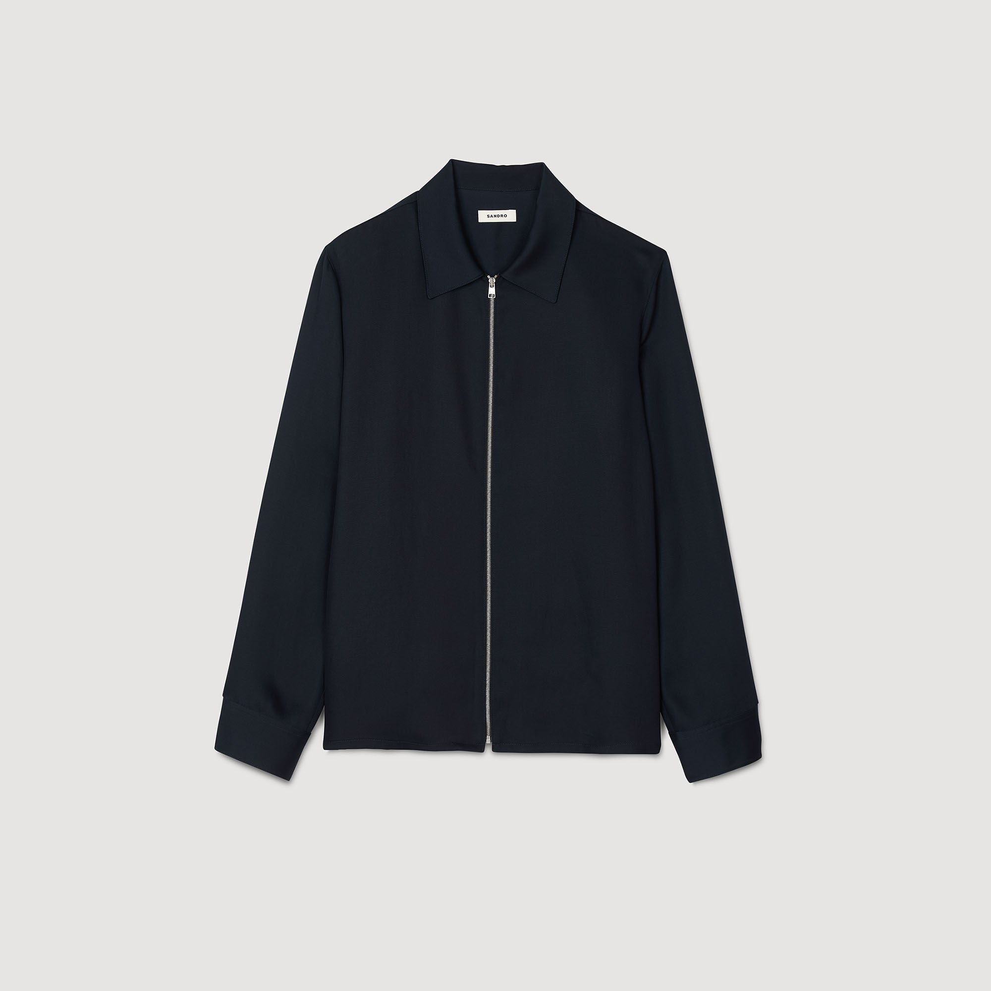 Sandro Men Zip-up shirt