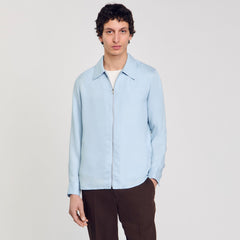 Sandro Men Zip-up shirt