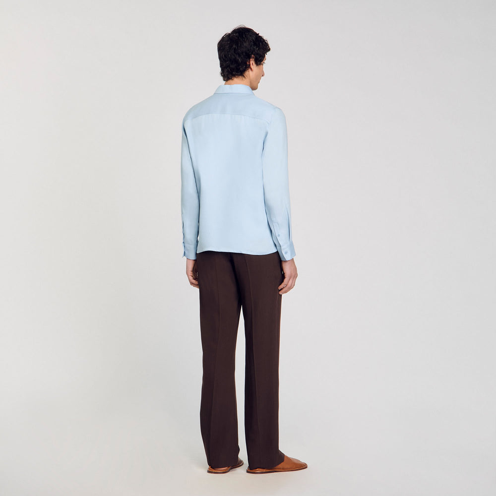 Sandro Men Zip-up shirt
