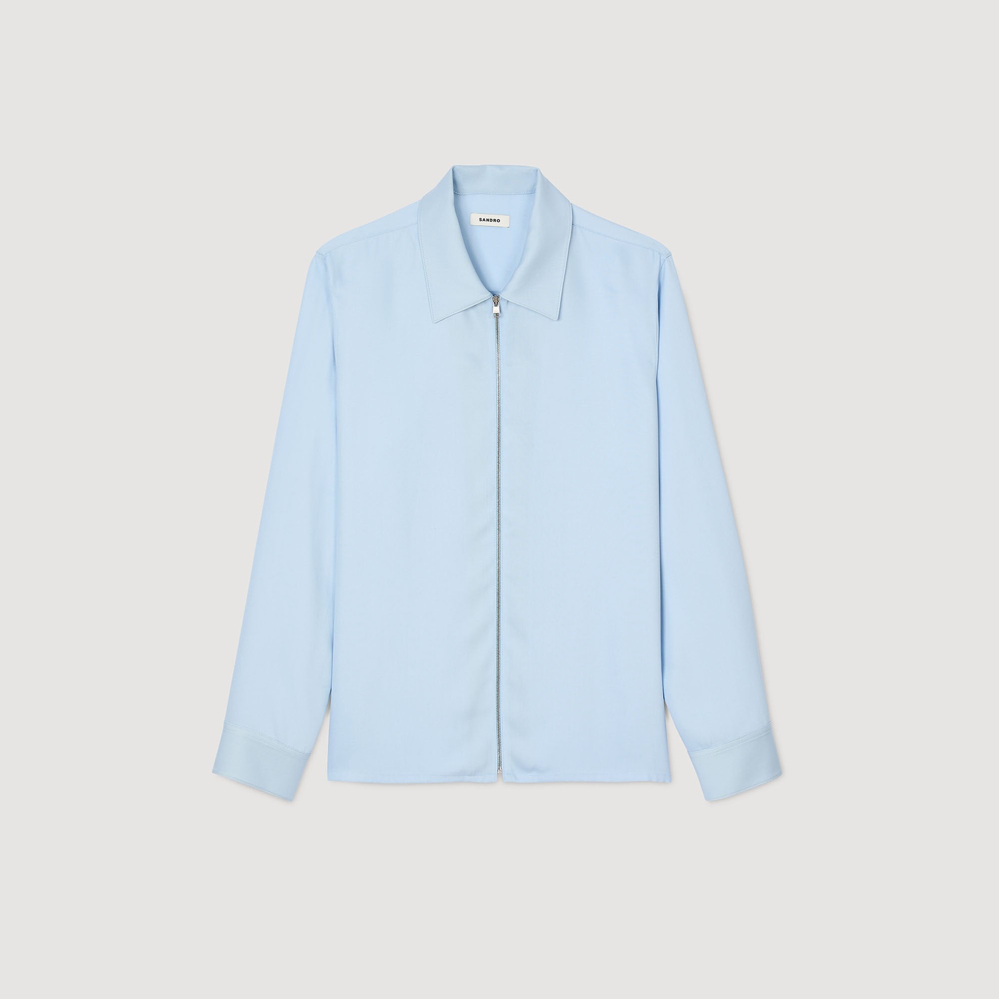 Sandro Men Zip-up shirt