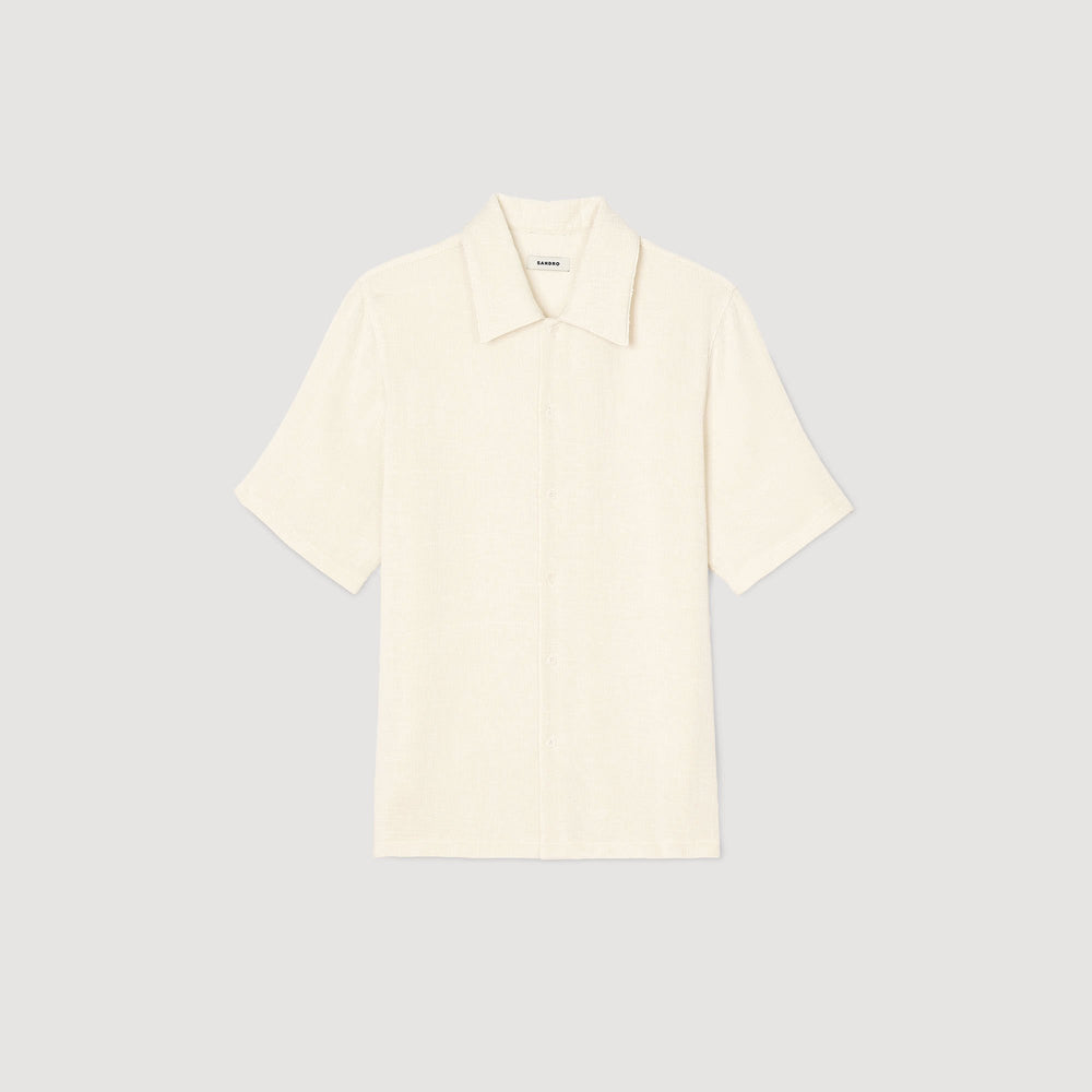 Sandro Men Crinkled shirt