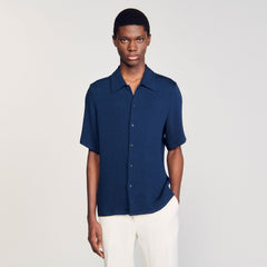 Sandro Men Crinkled shirt