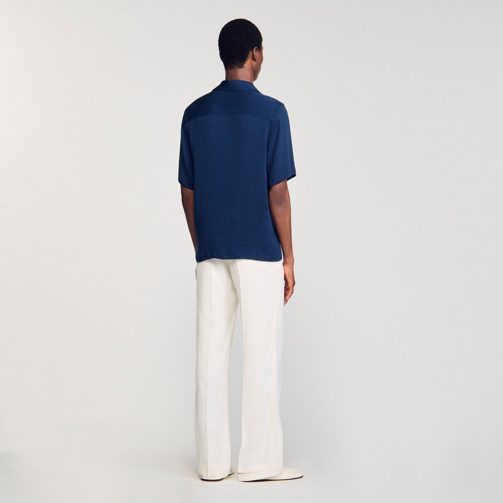 Sandro Men Crinkled shirt