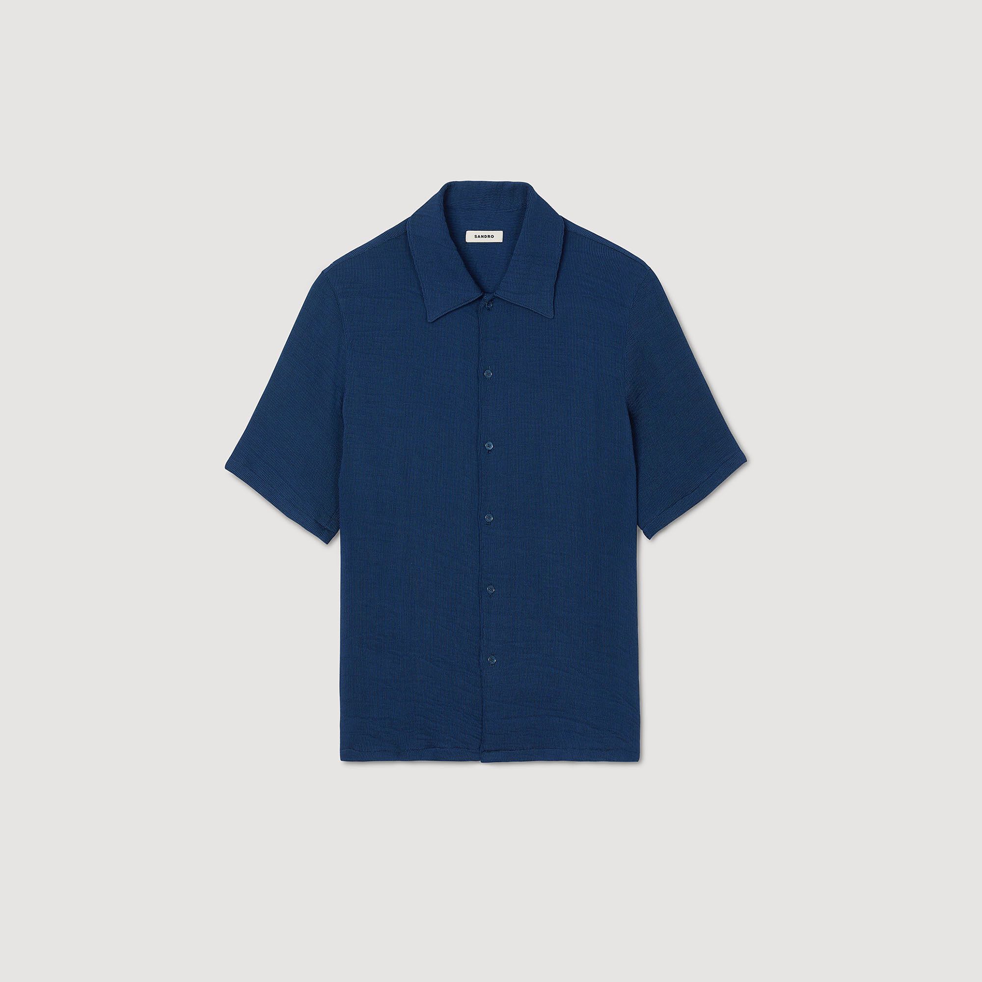 Sandro Men Crinkled shirt