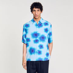 Sandro Men Floral motif shirt