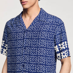 Sandro Men Floral motif shirt