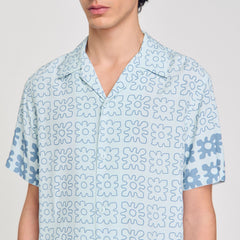 Sandro Men Floral motif shirt