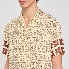Sandro Men Floral motif shirt