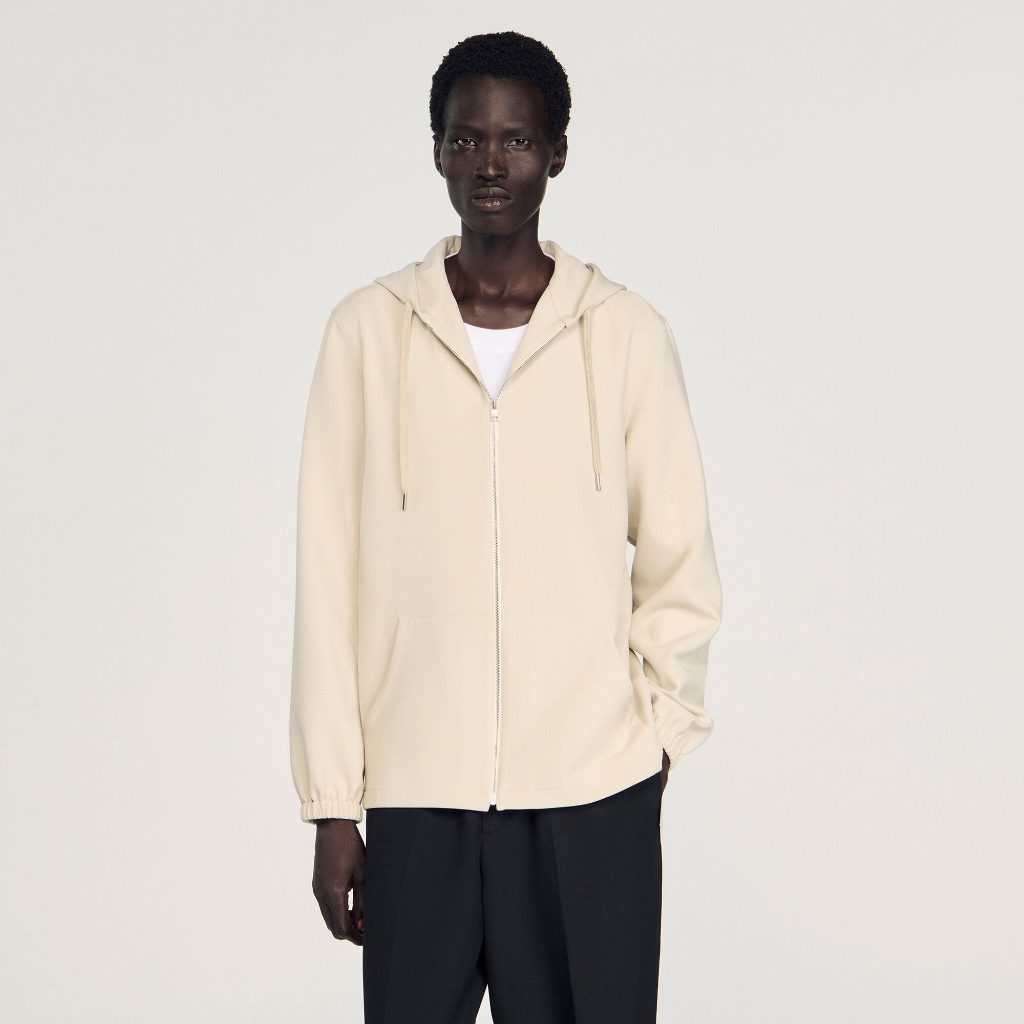 Sandro Men Hooded shirt jacket