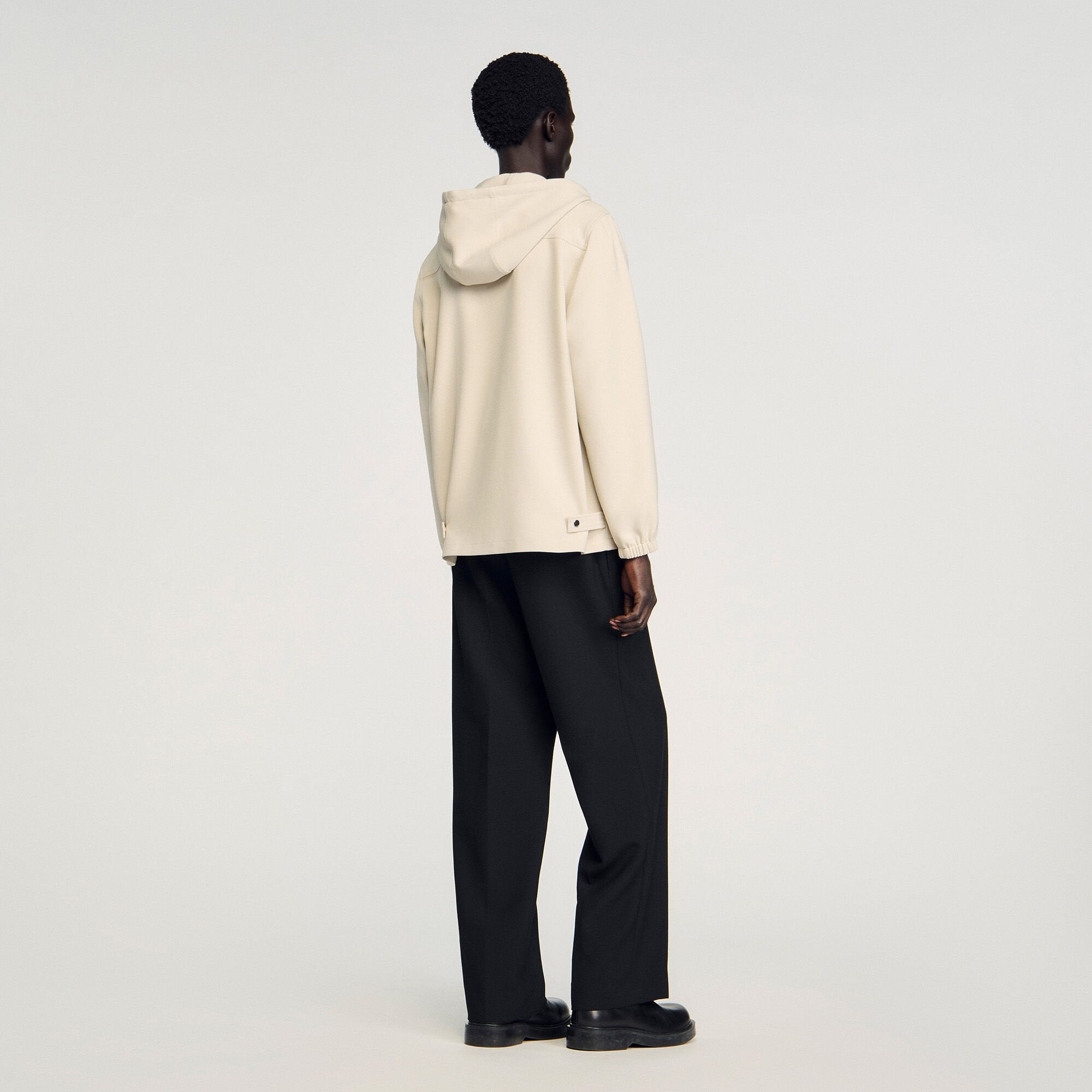 Sandro Men Hooded shirt jacket