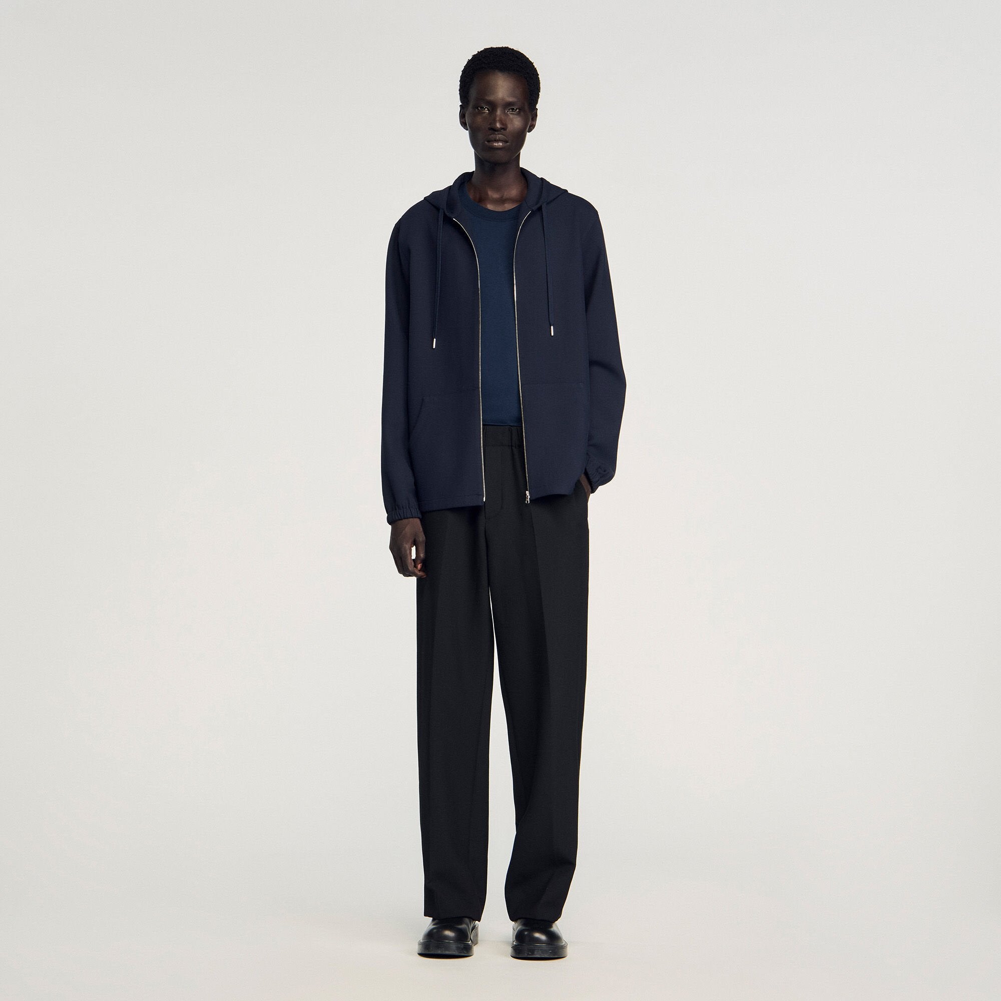Sandro Men Hooded shirt