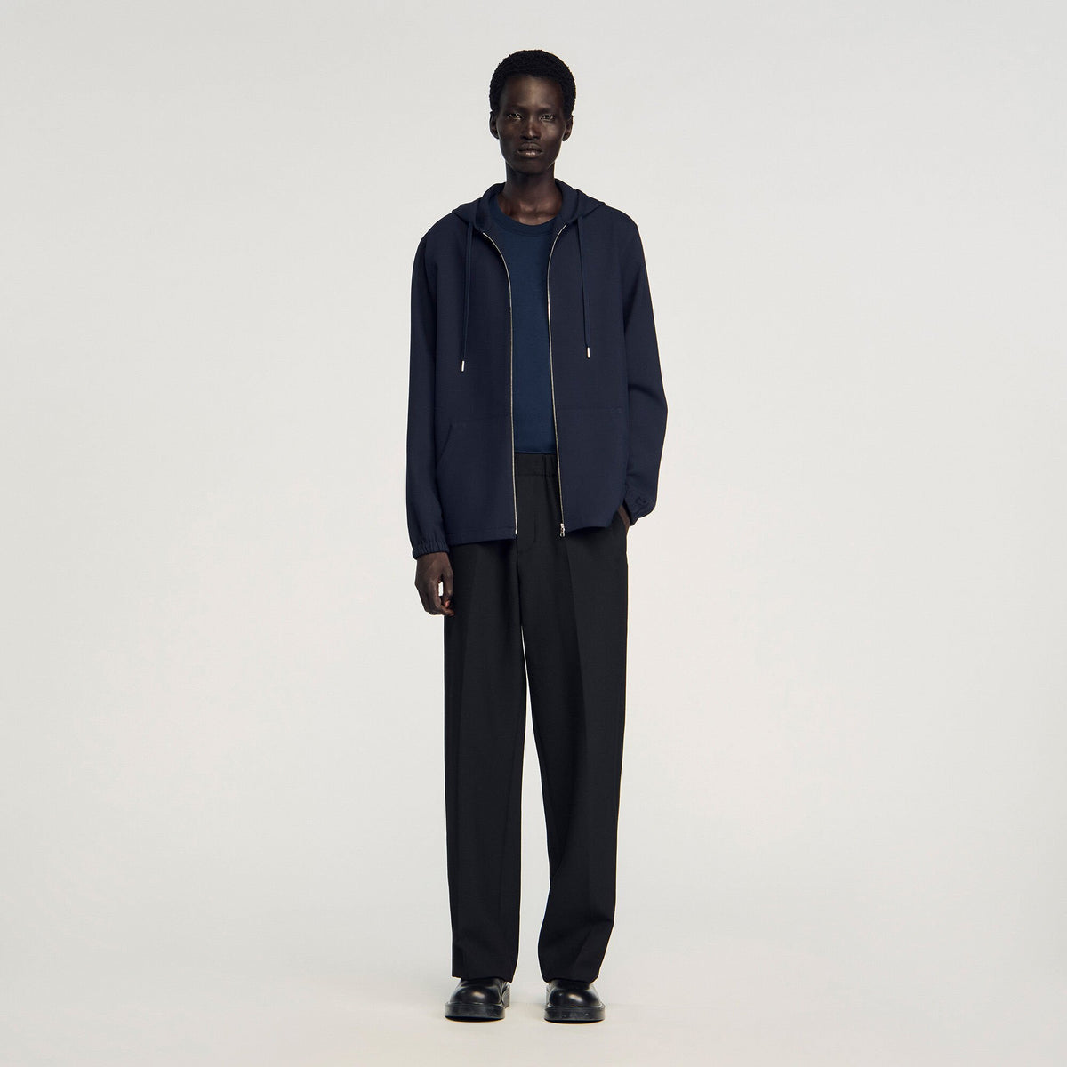 Sandro Men Hooded shirt