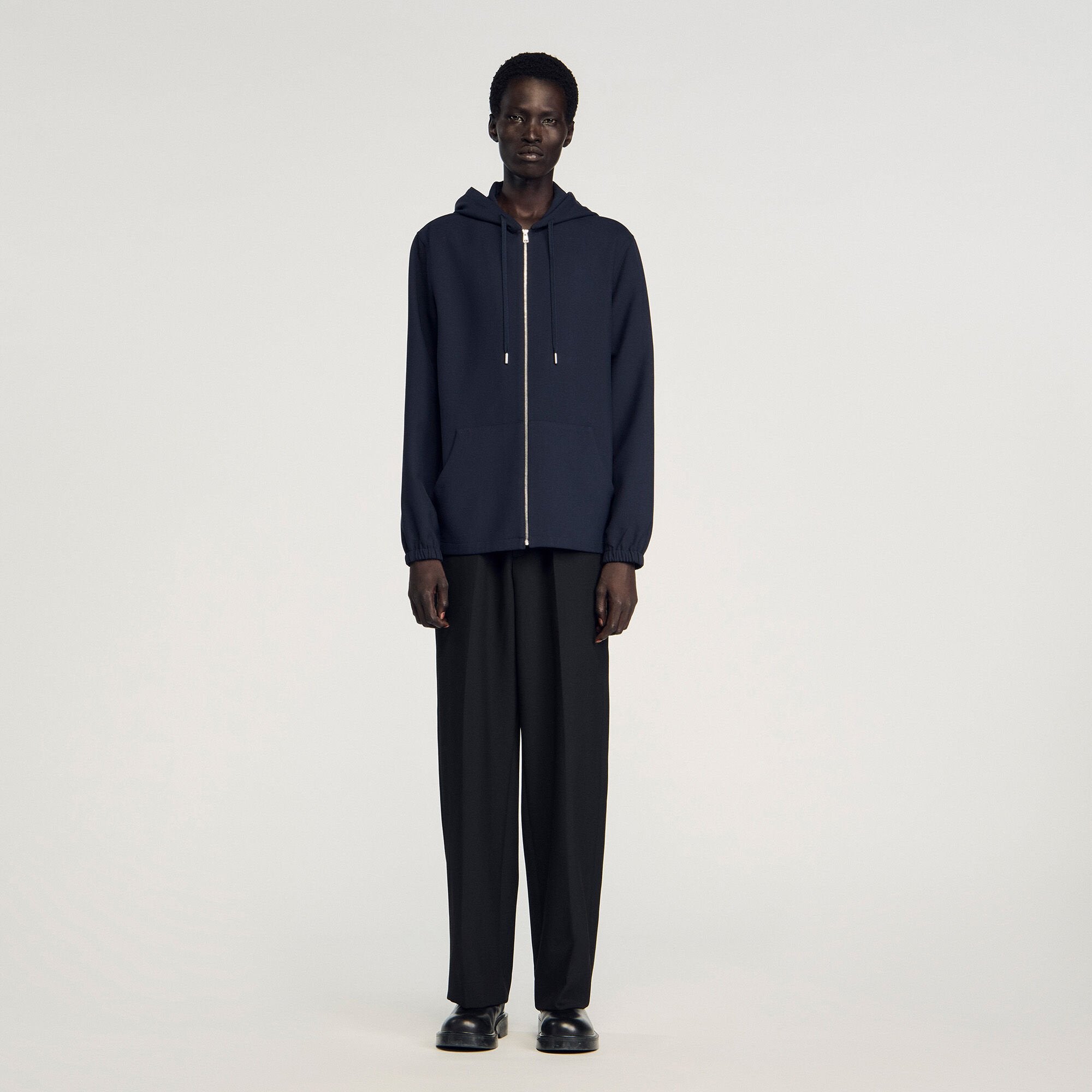 Sandro Men Hooded shirt