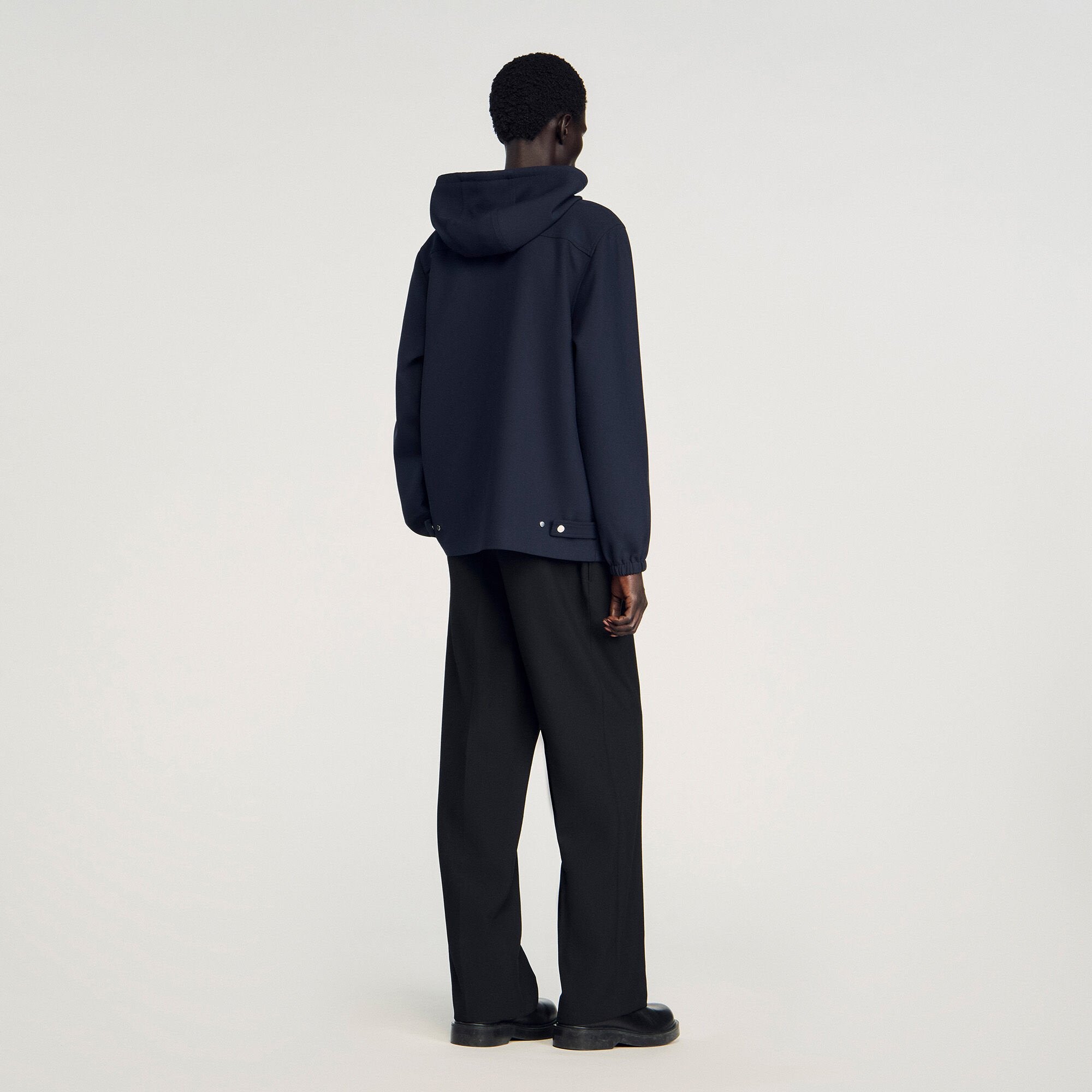 Sandro Men Hooded shirt