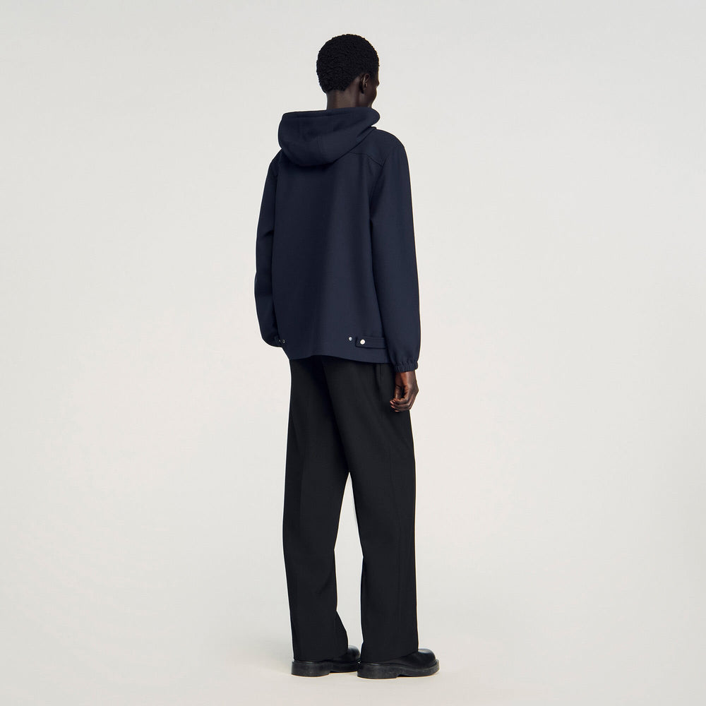 Sandro Men Hooded shirt