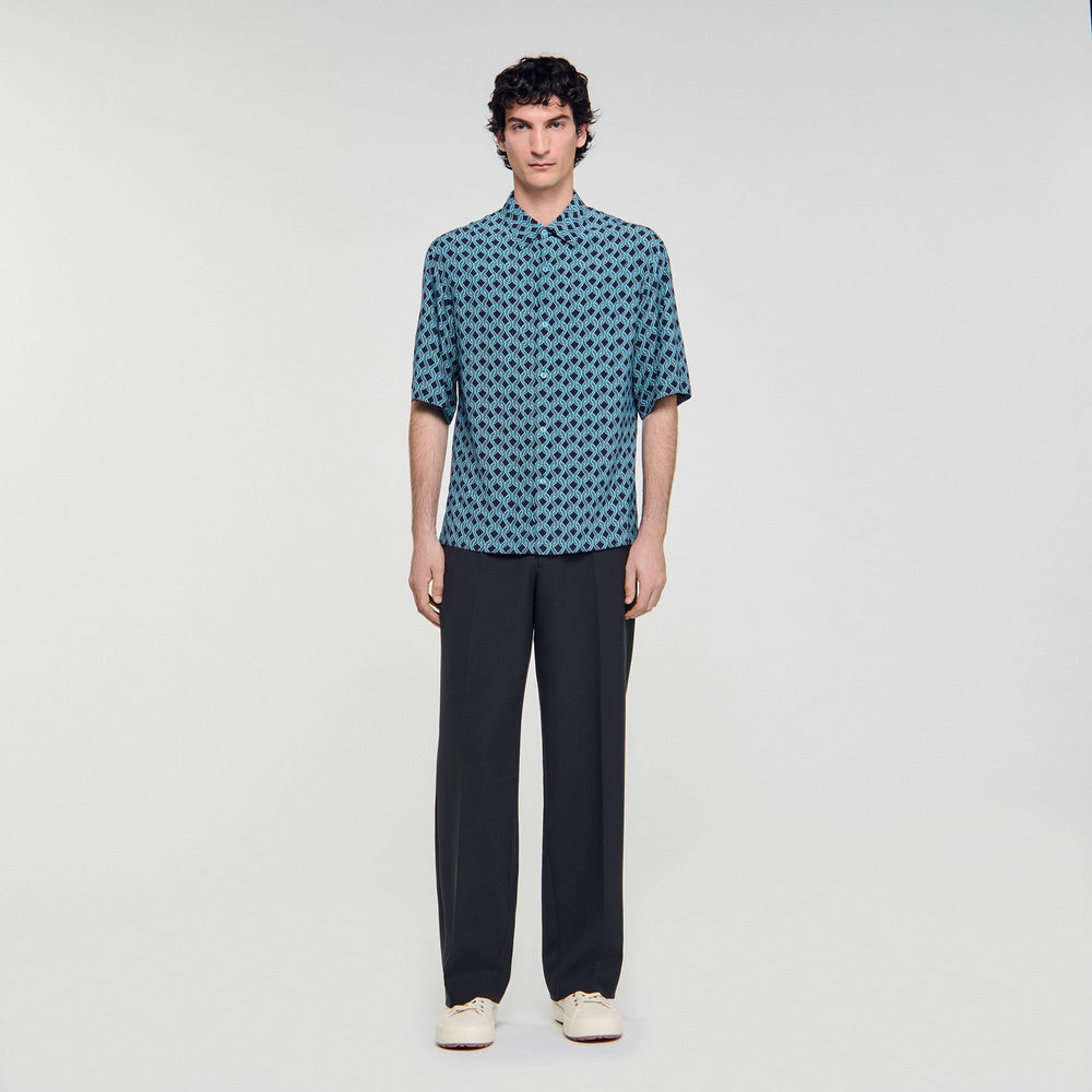 Sandro Men Rope print shirt