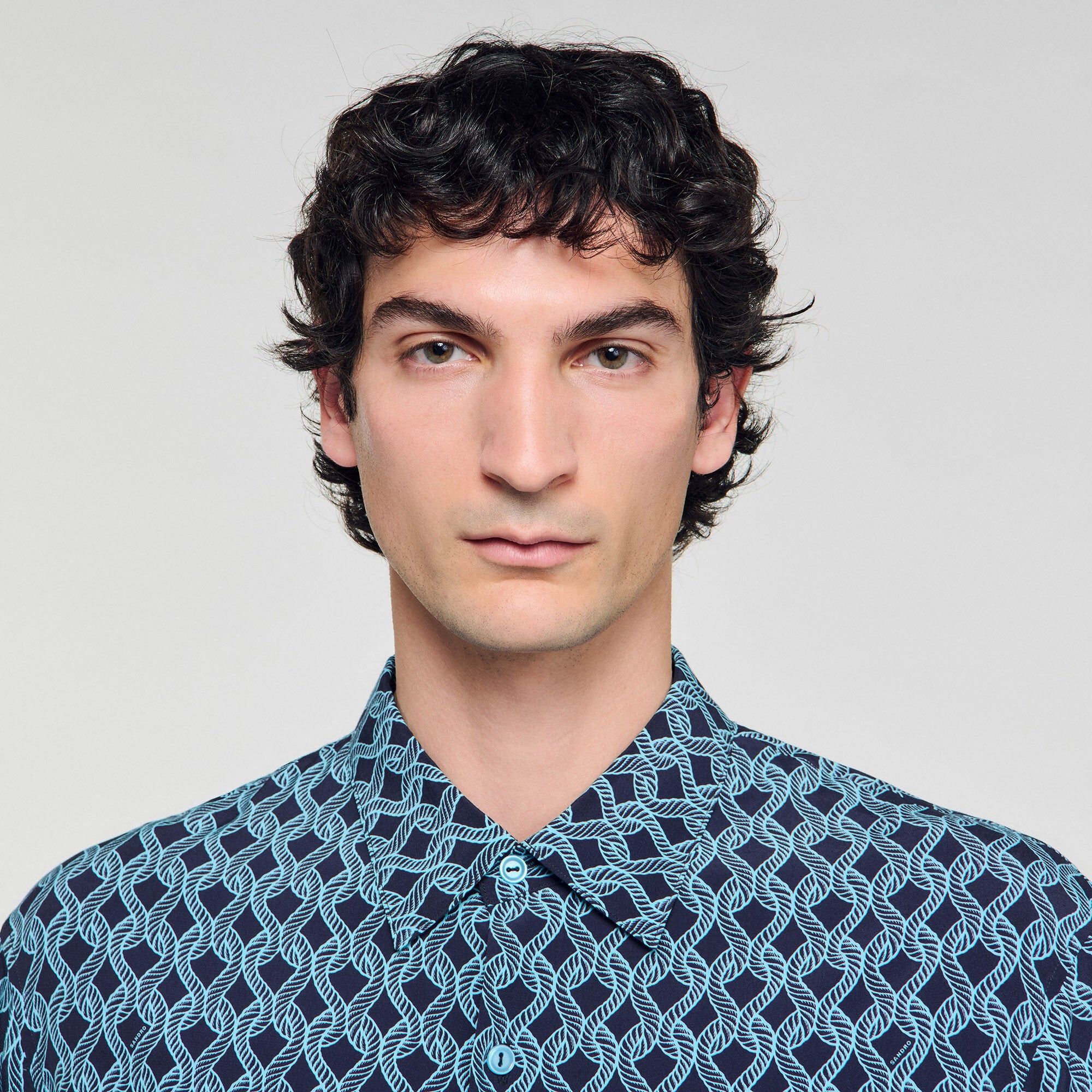 Sandro Men Rope print shirt