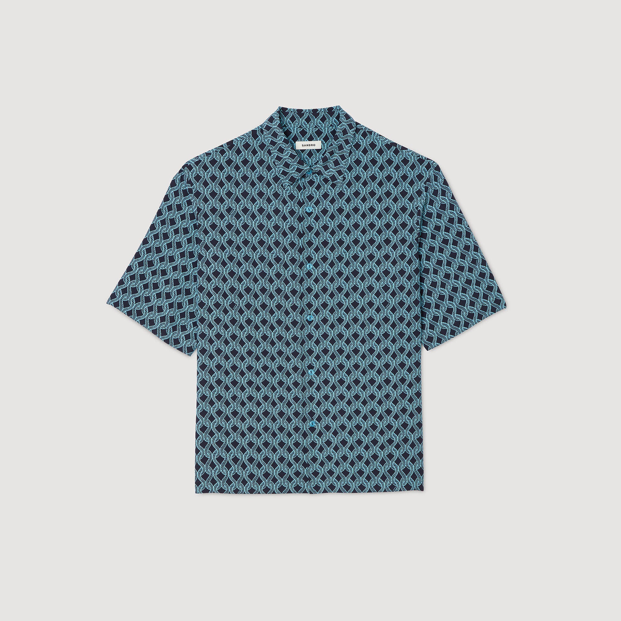 Sandro Men Rope print shirt