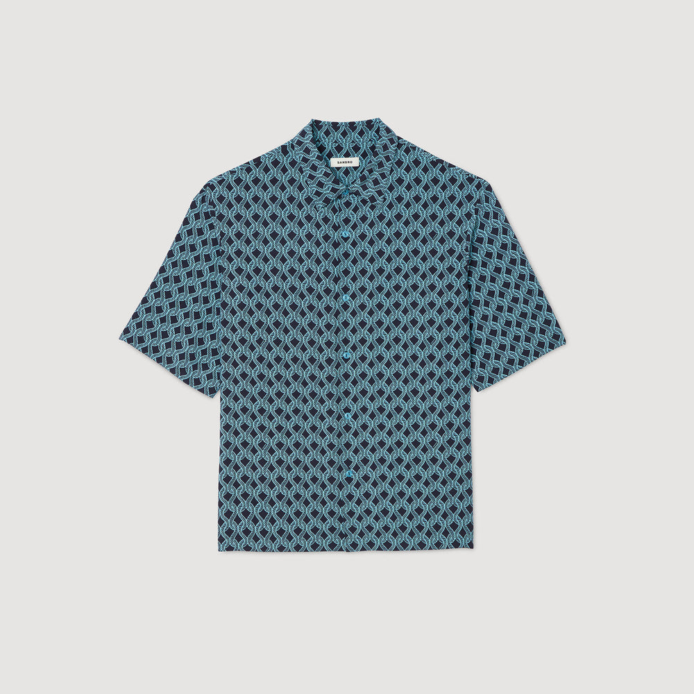 Sandro Men Rope print shirt