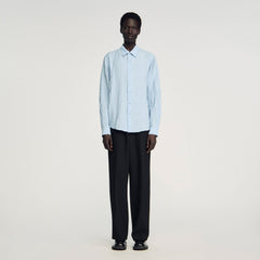 Sandro Men Crinkled effect shirt