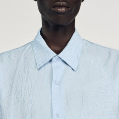Sandro Men Crinkled effect shirt