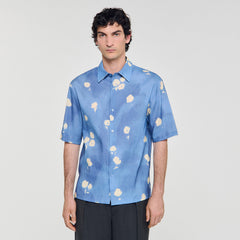 Sandro Men Floral motif shirt