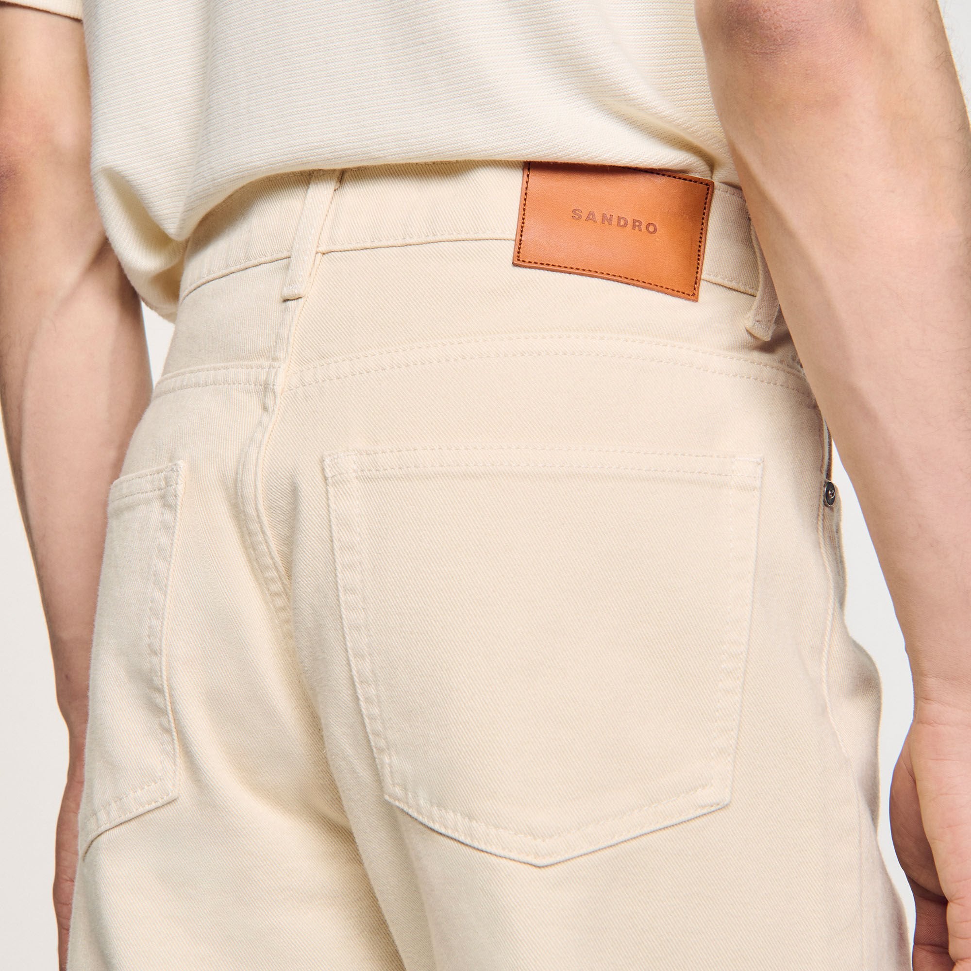 Sandro Men Cotton jeans