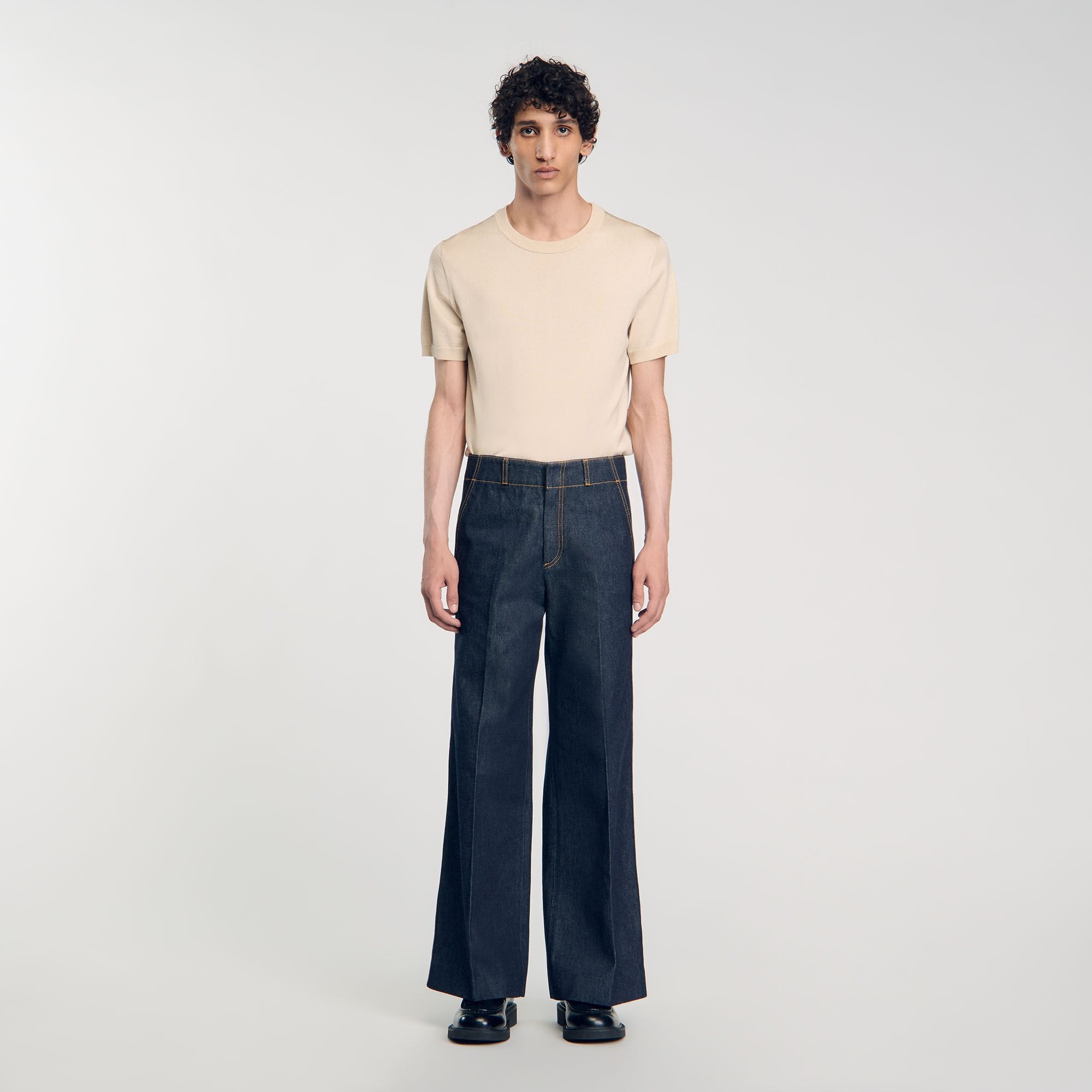 Sandro Men Wide-leg jeans