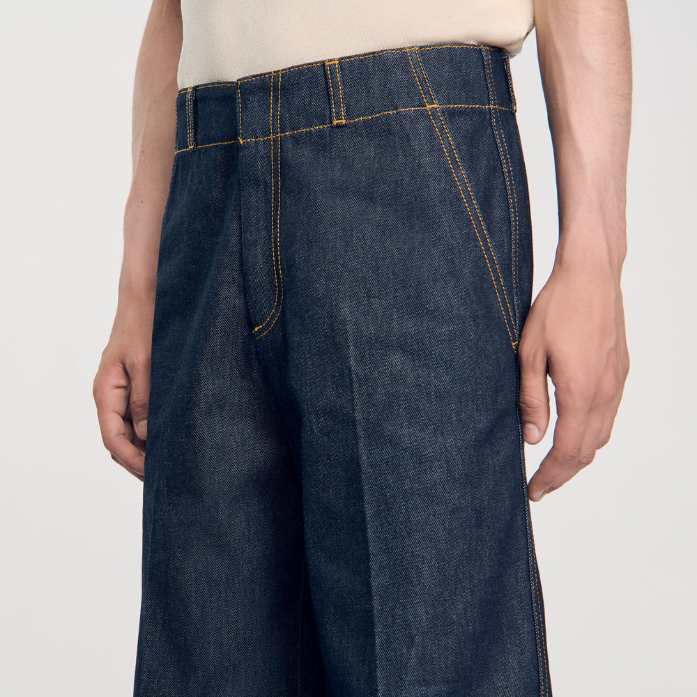 Sandro Men Wide-leg jeans