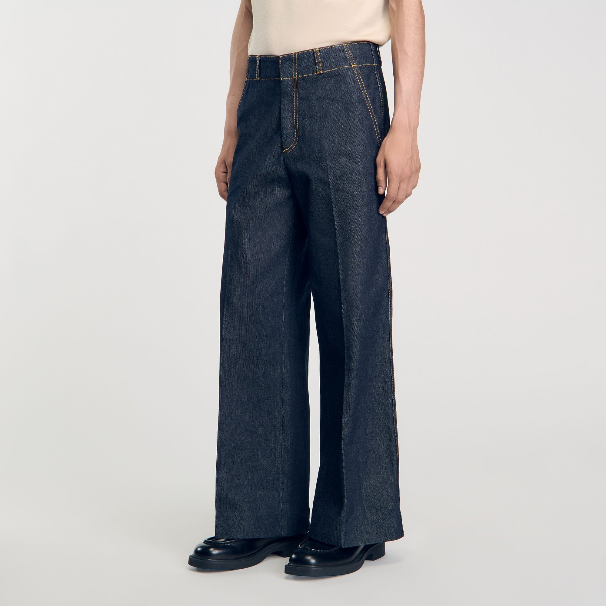 Sandro Men Wide-leg jeans