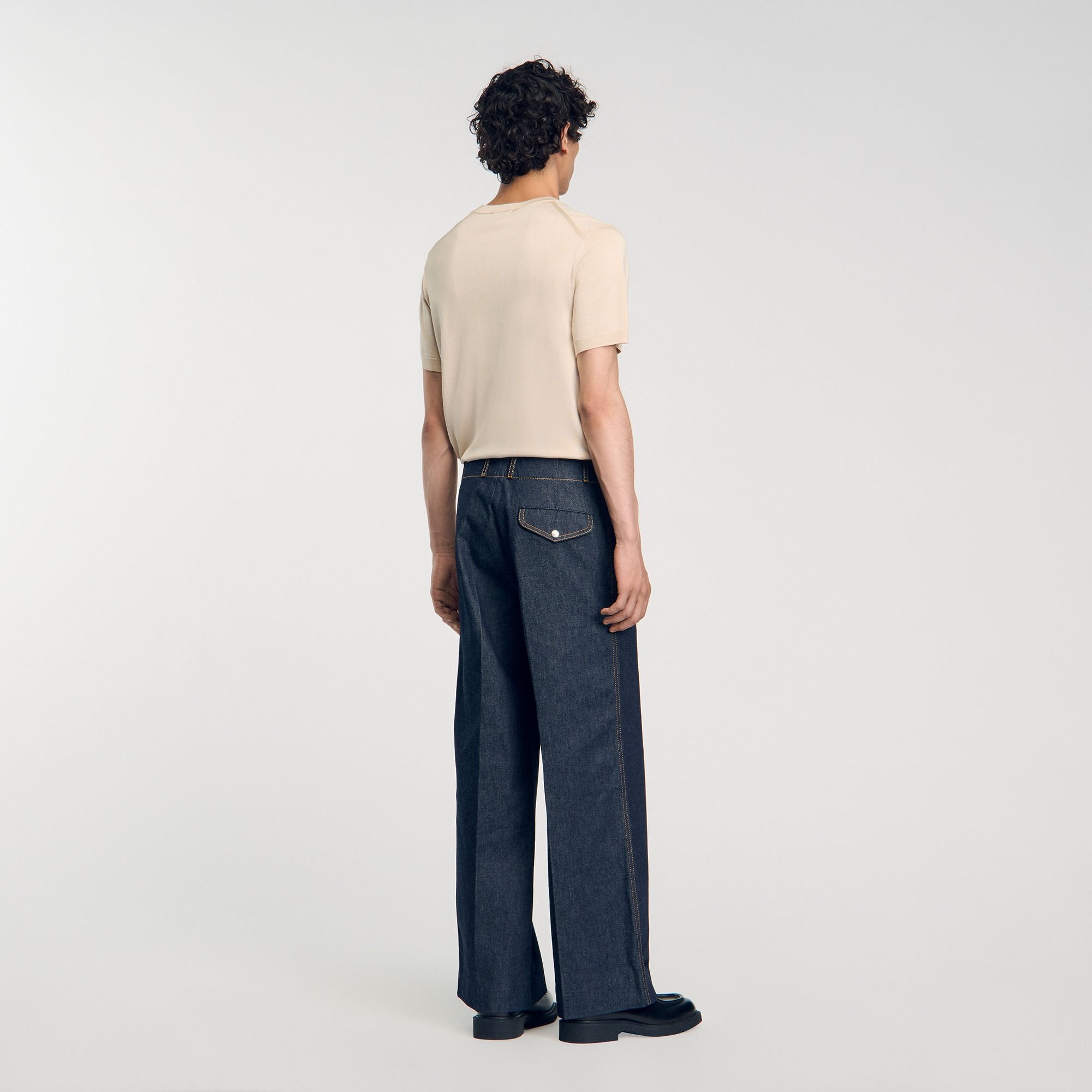 Sandro Men Wide-leg jeans