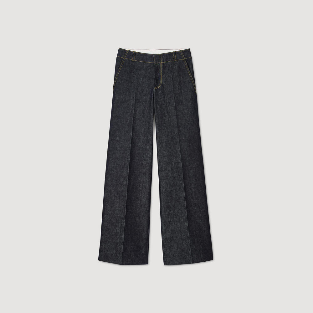 Sandro Men Wide-leg jeans