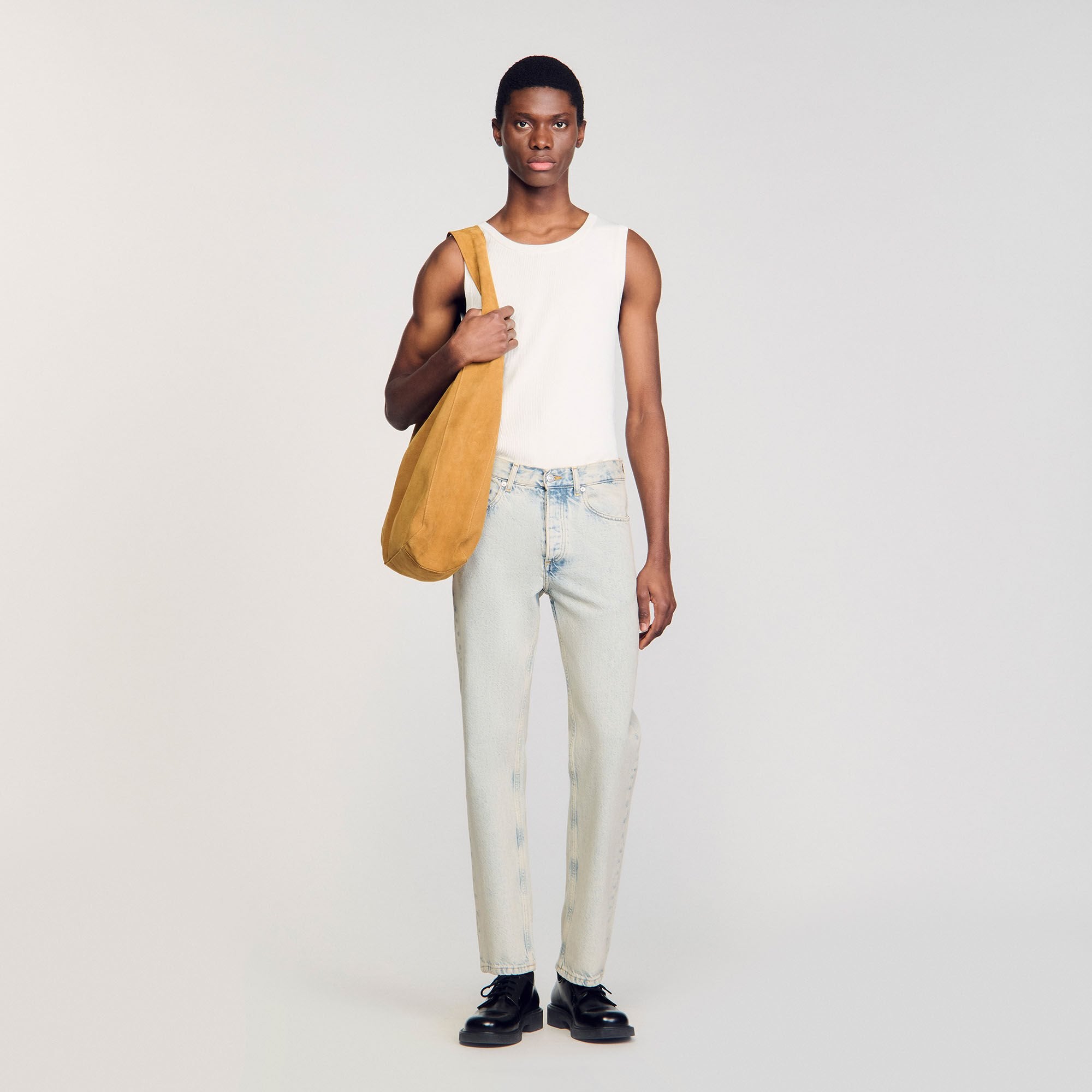 Sandro Men Regular faded jeans